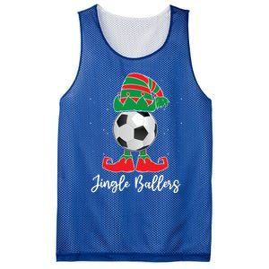 Jingle Ballers Christmas Soccer Ball Xmas Elf Squad Holiday Gift Mesh Reversible Basketball Jersey Tank