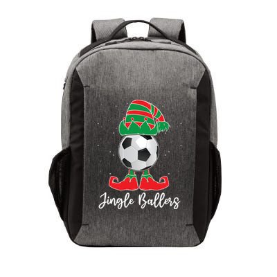 Jingle Ballers Christmas Soccer Ball Xmas Elf Squad Holiday Gift Vector Backpack