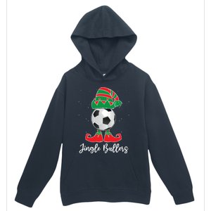 Jingle Ballers Christmas Soccer Ball Xmas Elf Squad Holiday Gift Urban Pullover Hoodie