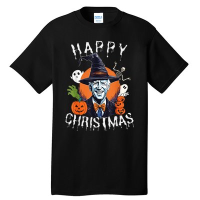 Joe Biden Confused Happy Christmas Funny Halloween Tall T-Shirt