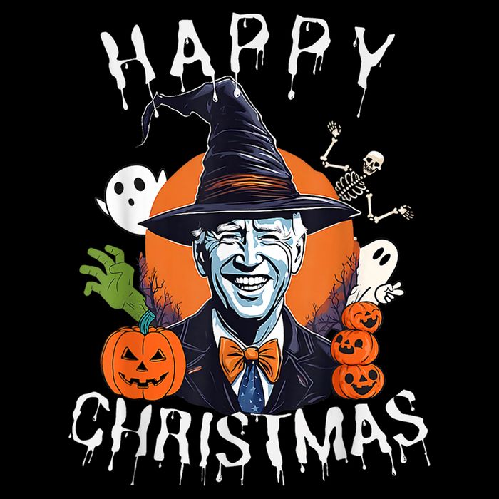 Joe Biden Confused Happy Christmas Funny Halloween Sustainable Bucket Hat