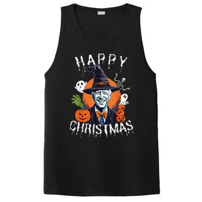 Joe Biden Confused Happy Christmas Funny Halloween PosiCharge Competitor Tank