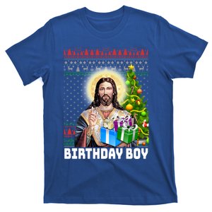 Jesus Birthday Christmas Xmas Holiday Funny Ugly Gift T-Shirt