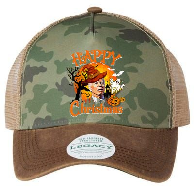 Joe Biden Confused Happy Christmas Funny Halloween Legacy Tie Dye Trucker Hat