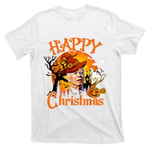 Joe Biden Confused Happy Christmas Funny Halloween T-Shirt