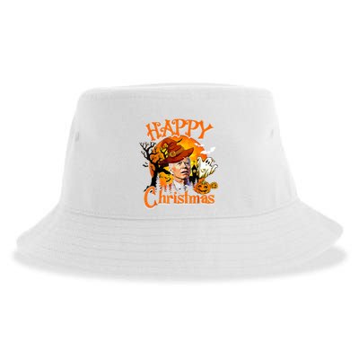 Joe Biden Confused Happy Christmas Funny Halloween Sustainable Bucket Hat