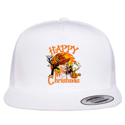 Joe Biden Confused Happy Christmas Funny Halloween Flatbill Hat