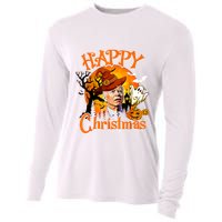 Joe Biden Confused Happy Christmas Funny Halloween Cooling Performance Long Sleeve Crew