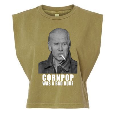 Joe Biden Cornpop Was A Bad Dude Meme T Garment-Dyed Women's Muscle Tee