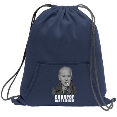 Joe Biden Cornpop Was A Bad Dude Meme T Sweatshirt Cinch Pack Bag