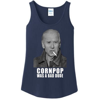 Joe Biden Cornpop Was A Bad Dude Meme T Ladies Essential Tank