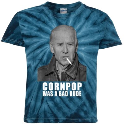 Joe Biden Cornpop Was A Bad Dude Meme T Kids Tie-Dye T-Shirt