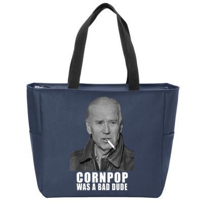 Joe Biden Cornpop Was A Bad Dude Meme T Zip Tote Bag