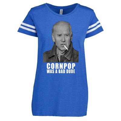 Joe Biden Cornpop Was A Bad Dude Meme T Enza Ladies Jersey Football T-Shirt