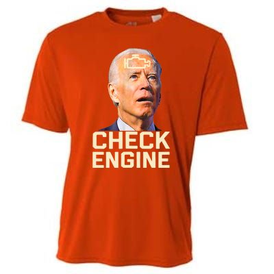 Joe Biden Check Engine Gift Cooling Performance Crew T-Shirt