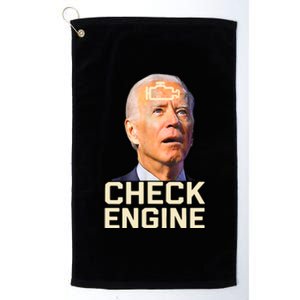 Joe Biden Check Engine Gift Platinum Collection Golf Towel