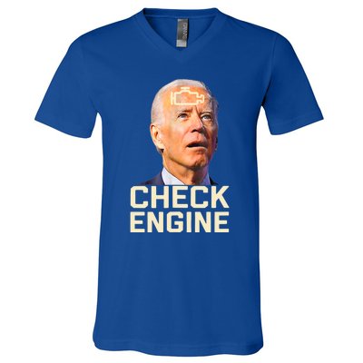 Joe Biden Check Engine Gift V-Neck T-Shirt