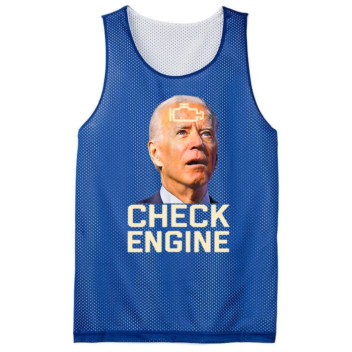 Joe Biden Check Engine Gift Mesh Reversible Basketball Jersey Tank