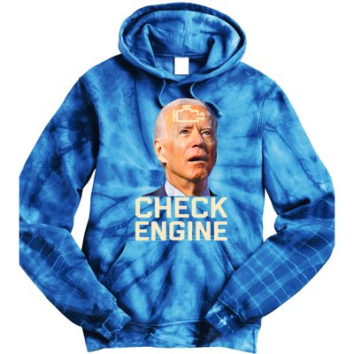 Joe Biden Check Engine Gift Tie Dye Hoodie