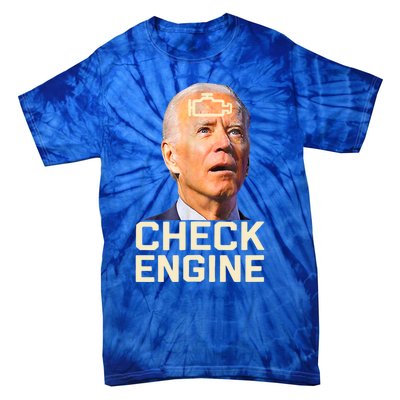 Joe Biden Check Engine Gift Tie-Dye T-Shirt