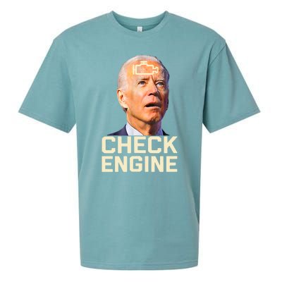 Joe Biden Check Engine Gift Sueded Cloud Jersey T-Shirt