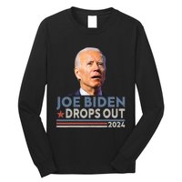 Joe Biden Drops Out 2024 Pro Trump Long Sleeve Shirt