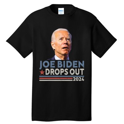 Joe Biden Drops Out 2024 Pro Trump Tall T-Shirt