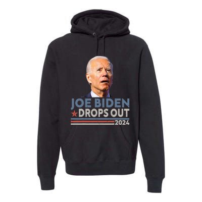 Joe Biden Drops Out 2024 Pro Trump Premium Hoodie