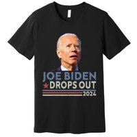 Joe Biden Drops Out 2024 Pro Trump Premium T-Shirt