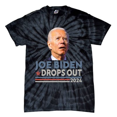 Joe Biden Drops Out 2024 Pro Trump Tie-Dye T-Shirt