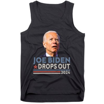 Joe Biden Drops Out 2024 Pro Trump Tank Top