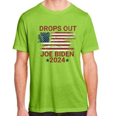 Joe Biden Drops Out 2024 Bye Bye Biden Adult ChromaSoft Performance T-Shirt