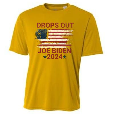 Joe Biden Drops Out 2024 Bye Bye Biden Cooling Performance Crew T-Shirt