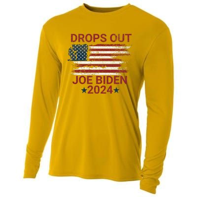 Joe Biden Drops Out 2024 Bye Bye Biden Cooling Performance Long Sleeve Crew