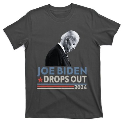 Joe Biden Drops Out 2024 We Support Trump T-Shirt