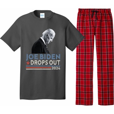 Joe Biden Drops Out 2024 We Support Trump Pajama Set