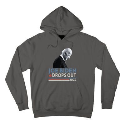 Joe Biden Drops Out 2024 We Support Trump Tall Hoodie