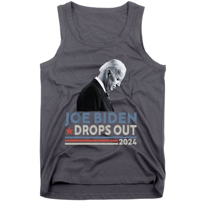 Joe Biden Drops Out 2024 We Support Trump Tank Top