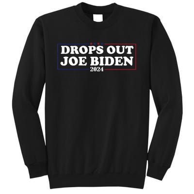 Joe Biden Drops Out 2024 Pro Trump 2024 Tall Sweatshirt