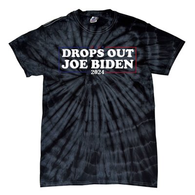 Joe Biden Drops Out 2024 Pro Trump 2024 Tie-Dye T-Shirt