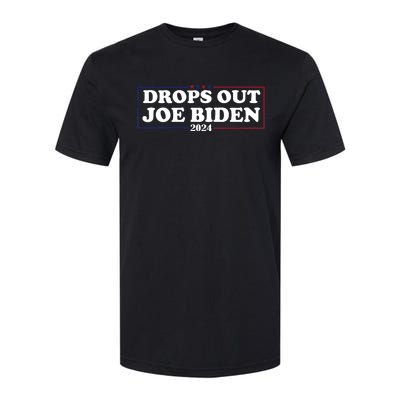 Joe Biden Drops Out 2024 Pro Trump 2024 Softstyle® CVC T-Shirt