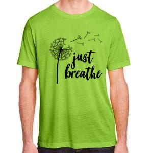 Just Breathe Dandelion Mental Health Adult ChromaSoft Performance T-Shirt