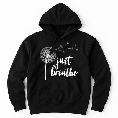 Just Breathe Dandelion Mental Health Hoodie
