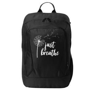 Just Breathe Dandelion Mental Health City Backpack