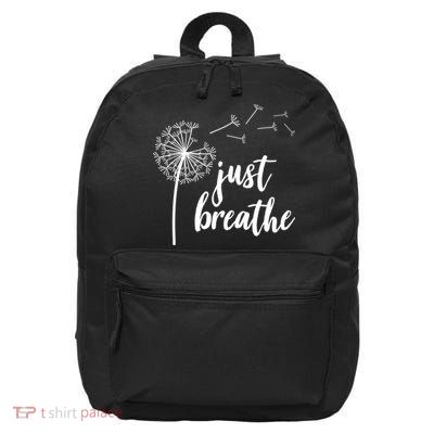 Just Breathe Dandelion Mental Health 16 in Basic Backpack