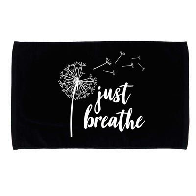 Just Breathe Dandelion Mental Health Microfiber Hand Towel