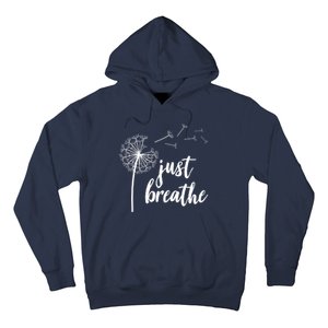 Just Breathe Dandelion Mental Health Hoodie