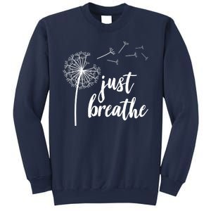 Just Breathe Dandelion Mental Health Sweatshirt