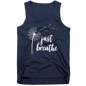 Just Breathe Dandelion Mental Health Tank Top