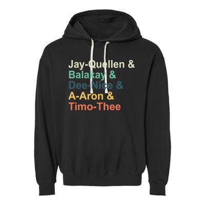 Jayquellen & Balakay & Deenice & Aaron & Timothee Garment-Dyed Fleece Hoodie